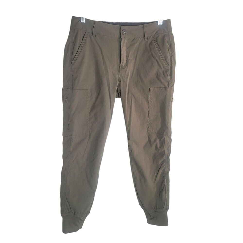 Prana Sky Canyon Joggers Cropped Hiking Pants Women's Size 4 Green Gorpcore